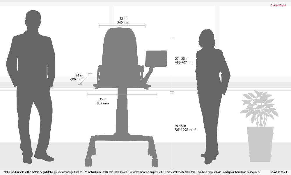Abmessung der Silverstone RGB Geräte